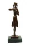 Joseph Csaky, Untitled, on a green marble base