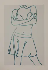 Untitled by Lucie Bennett, each signed 'Lucie Bennett' in pencil l.r., sold Mar 2022