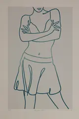 Untitled by Lucie Bennett, each signed 'Lucie Bennett' in pencil l.r., sold Mar 2022