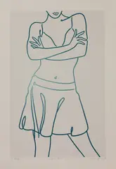 Untitled by Lucie Bennett, each signed 'Lucie Bennett' in pencil l.r., sold Mar 2022