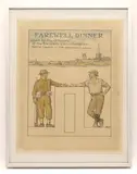 George Morrow, Untitled, pencil and watercolour paper with drawing 34 x 26cm