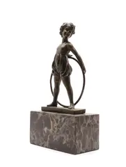 Ferdinand Preiss, Untitled, on a rectangular veined marble base