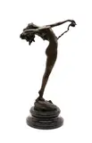 Untitled by Harriet Whitney Frishmuth, on a marble base, sold Mar 2022