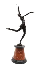 Bruno Zach, Untitled, on a rouge marble circular socle