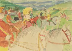 Juliusz Studnicki, Untitled, watercolour 20 x 29cm .