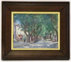 Gabriel Thompson, Untitled, oil on board