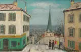 Alois Lecoque, View of Montmartre
