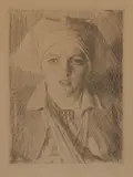 Anders Zorn, Guilli II (A. 280; H./H. 165), 1918, Etching and drypoint on wove paper