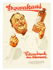 Ludwig Hohlwein, Doornkatt, c. 1923, Lithograph in colors on paper board
