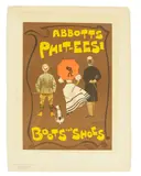 Dudley Hardy, A Gaiety Girl, Pl. 4; Boots and Shoes, Pl. 92, 1894; c. 1895, Lithographs in colors on wove paper