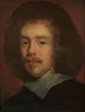Cornelis Janssens van, A portrait of a gentleman, shoulder-length, oil on canvas