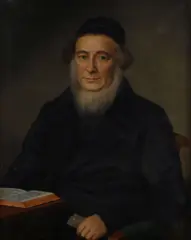 Benno Fischer, A portrait of a scholar, oil on canvas