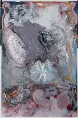 Untitled (Torso II) by Stephen Greene, 1985, acrylic, sand and ink on board, offered Mar 2012