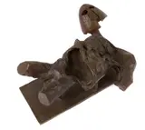 Nag Arnoldi, Warrior, bronze with brown patina