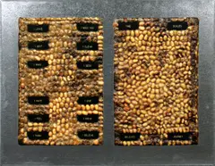Barbara Drucker, Seeded Prayer Book, inkjet print on galvanized steel