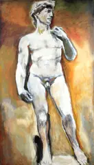 Frederick S. Wight, You remember David, 1985, oil on canvas