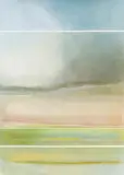 Yale Epstein, Island Mist; Winter Window; Binah, 1984-85, Screenprint and etchings in colors on wove paper, each signed in pencil