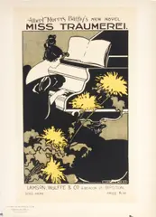 Ethel Reed, Miss Träumerei, 1895, Lithographic poster in colors on wove paper