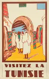 Yahia Turki, Visitez La Tunisie, c. 1950, Lithographic poster in colors on wove paper
