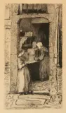 James Abbott McNeill Whistler, La Marchande de Moutarde, from Twelve Etchings from Nature (K. 22)