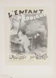 Adolphe Léon Willette, L'Enfant Prodigue, 1890, Lithographic poster in colors on wove paper