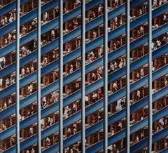 James Crable, Shea Stadium, Flushing N.Y., 1990, Cibachrome print