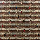 James Crable, Allen Street, Chinatown, New York, N.Y., 1996, Ektacolor collage, flush-mounted to foam core backed with cardboard, in very good condition