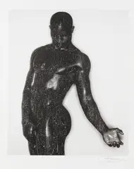 Djimon, Side-View by Greg Gorman, 1991, Pigment inkjet print, offered Mar 2012