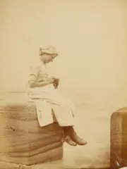 Francis Meadow Sutcliffe, Contentment, 1880s, Albumen print