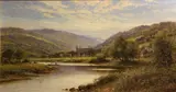 Alfred Augustus Glendening, Sr., Tintern Abbey, oil on canvas