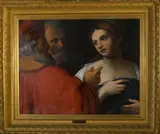 Susannah and the elders by Italian School, oil on canvas, sold Apr 2012
