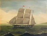 Joseph Hard, Ships at sea, 1864 (a pair)