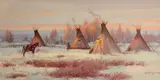 Ace Powell, Tepees on the winter plains