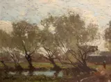 Henry Ward Ranger, Trees along a pool