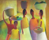 Valetta Swann, Fruta, 1960, oil on canvas