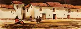 Cusco by Claudio Alberto Soriano Vitorino, 2003, watercolor and ink on paper, sold Apr 2012