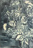 Karl Schrag, Bouquet  by the Sea and Stars, n.d., Aquatint and etching in blue on wove paper