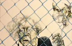 Der Schrei (The Scream); Der Shatten (The Shade), 1969; 1972 by Reiner Schwarz, Two color lithographs on wove paper, each signed, sold Apr 2012