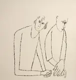 Ben Shahn, To Parents one had to hurt (P. 125), 1968, Offset lithograph on Arches paper, unsigned, aside from the edition of 950 signed in the plate