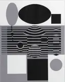 Antares;  Constellation; Laika; Untitled, 1970s by Victor Vasarely, Four screenprints on wove paper, each signed in pencil and numbered E.A., 15/150, 174/250, 3/75, respectively, sold Apr 2012