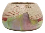 Zsolnay, ART NOUVEAU GRES SERIES CERAMIC VASE, Hungarian Art Nouveau earthenware vase