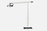 C. Jeré, Monumental 'Crane' Floor Lamp, ca. 1977, Chrome-plated steel