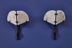 Pierre Chareau, 'Dragonfly' Sconces (2), 2013, Oxidized steel