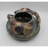 Zsolnay, Porcelain Pheasant Planter, 1930, A Hungarian Eosin-Glazed "Pheasant" Vase
