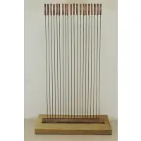 Val Bertoia, Sonambient Sculpture, 1949, 20 Copper Cat - Tails silvered to beryllium-copper rods silvered to brass # B-2123