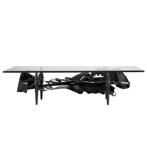 Painted Steel Coffee Table, Mid-20th Century by Albert Paley, sold Mar 2017