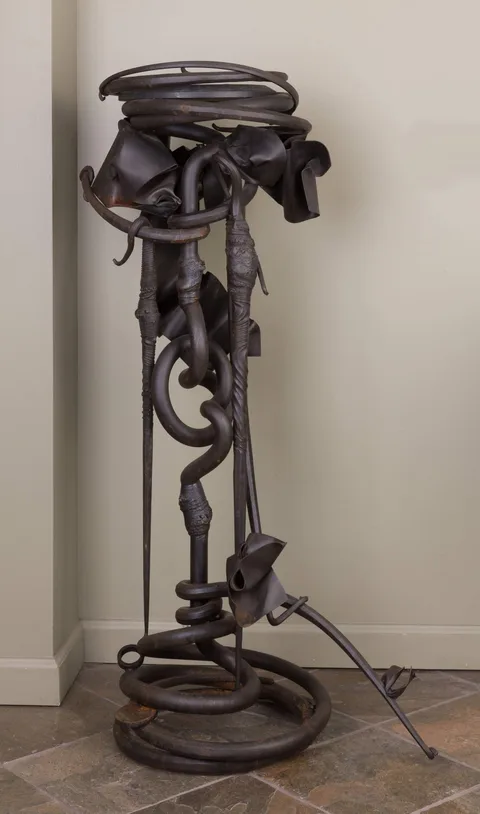 Plant Stand by Albert Paley, sold Mar 2019
