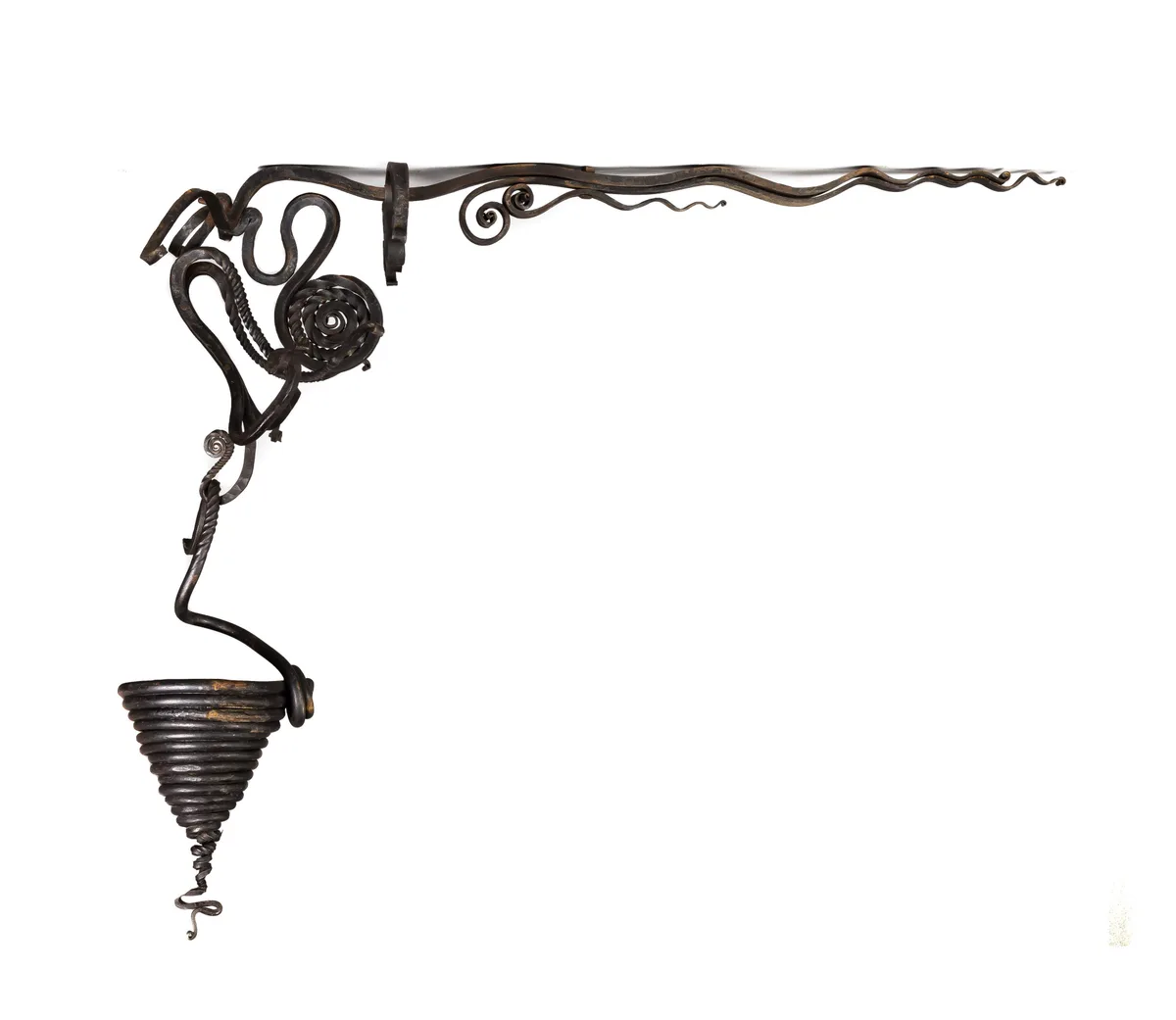 Hanging Planter by Albert Paley, sold Sep 2017