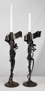 Albert Paley, Pair of Candlesticks
