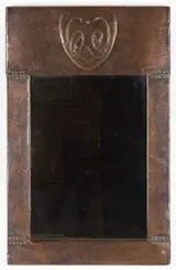 Archibald Knox, for English Liberty & Co., London Hammered Copper Mirror